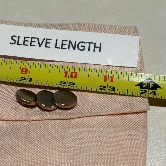 Massimo Dutti Women Linen Blazer Jacket 42 /11 Breathable Luxury Office Minimal - Picture 10 of 13